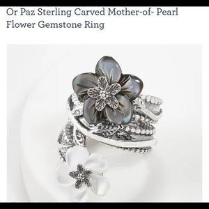 Stunning mother of Pearl ring - size 7